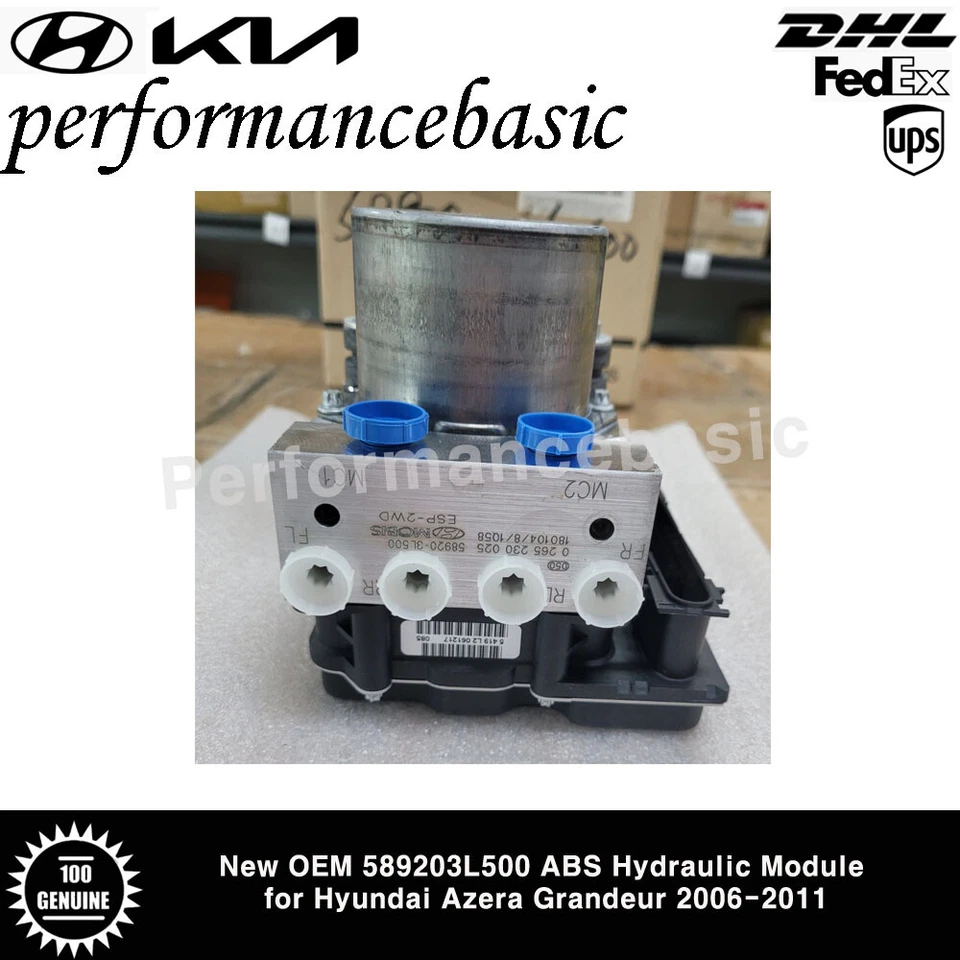 New OEM 589203L500 ABS Hydraulic Module for Hyundai Azera Grandeur 2006-2011 - Imagem 1 de 4