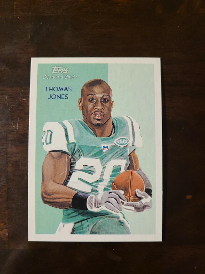 2009 Topps National Chicle Thomas Jones #C188 New York Jets - Image 1 of 1