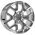 OE Wheels CV92 22x9 6x5.5" +31mm Chrome Wheel Rim 22" Inch