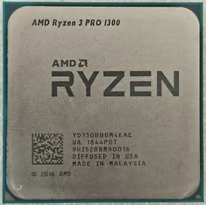 AMD Ryzen 3 PRO 1300 Quad Core 3.5 - 3.7 GHz AM4 8M 65W CPU Processor - Picture 1 of 2