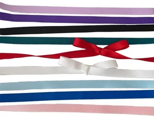 3 Meters double faced petersham ribbon ribbon sash for gift wrapping 1.5cm width - Picture 1 of 11