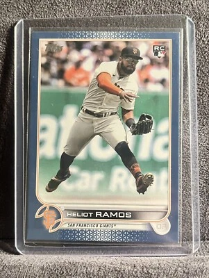 💥ROOKIE SP💥2022 TOPPS💥Heliot Ramos RC Royal Blue #US154 ‼️ - Image 1 of 2