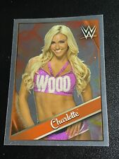 2016 Charlotte Flair Foil WWE Topps Then Now Forever Stickers Divas Album