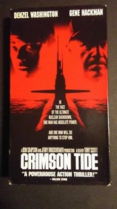 Crimson Tide (1995, used VHS, good condition) Denzel Washington - Picture 1 of 3
