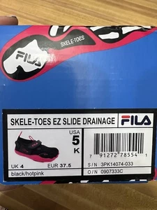 Fila Skeletoes EZ Slide Drainage Water shoes Size 5 - Picture 1 of 5
