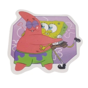Pegatina púrpura de Bob Esponja Patrick Hug - Imagen 1 de 2
