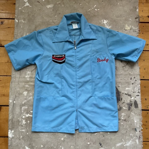 Vintage 70s Goody Petronelli Aqua-Leisure Marvin Hagler Boxing Trainer Shirt Cover