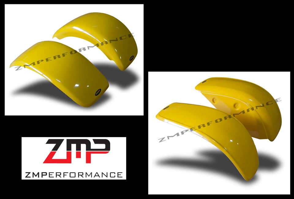 NUEVO JUEGO GUARDABARROS DELANTERO Y TRASERO HONDA FL250 ODYSSEY FL 250 77 - 84 PLÁSTICO AMARILLO Foto 1 de 1