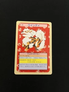 Arcanine Topsun PL Vintage Japanese Non-Holo Rare 1997 Pokemon Cards Green Back - Bild 1 von 8