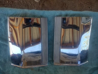 1994 CADILLAC BROUGHAM DRIVER PASSENGER FRONT ROCKER METAL MOLDING STRIPS Foto 1 de 4