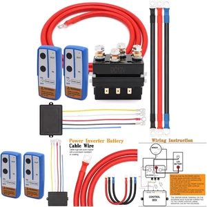 Relè contattore solenoide argano 12v 500a wireless doppio telecomando kit 4pz - Foto 1 di 10