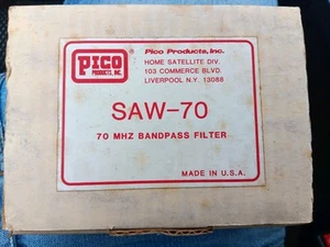 Pico Bandpass Filter SAW-70 NEW OLD STOCK - Zdjęcie 1 z 4
