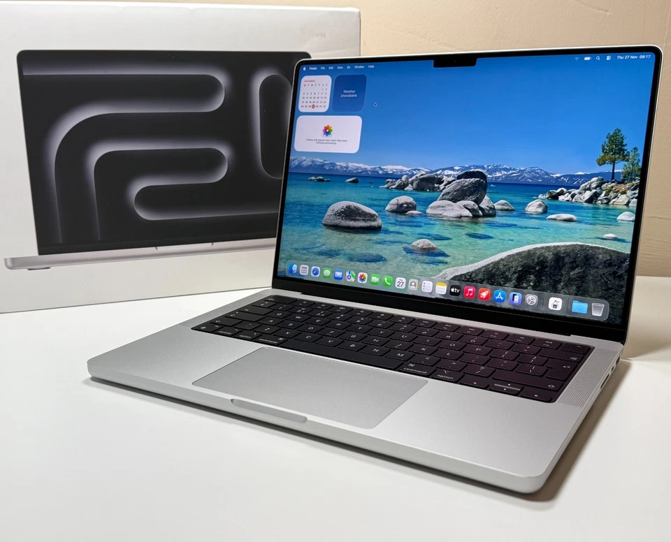 Apple MacBook Pro 14.2" M4 2024 (Silver) 512GB SSD, 16GB RAM, 5 Cycles, 10M WTY - Image 1 of 4