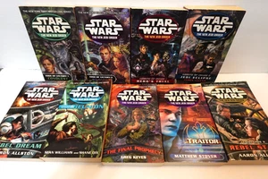 Star Wars: The New Jedi Order book lot (9 paperback books collection) - Picture 1 of 5