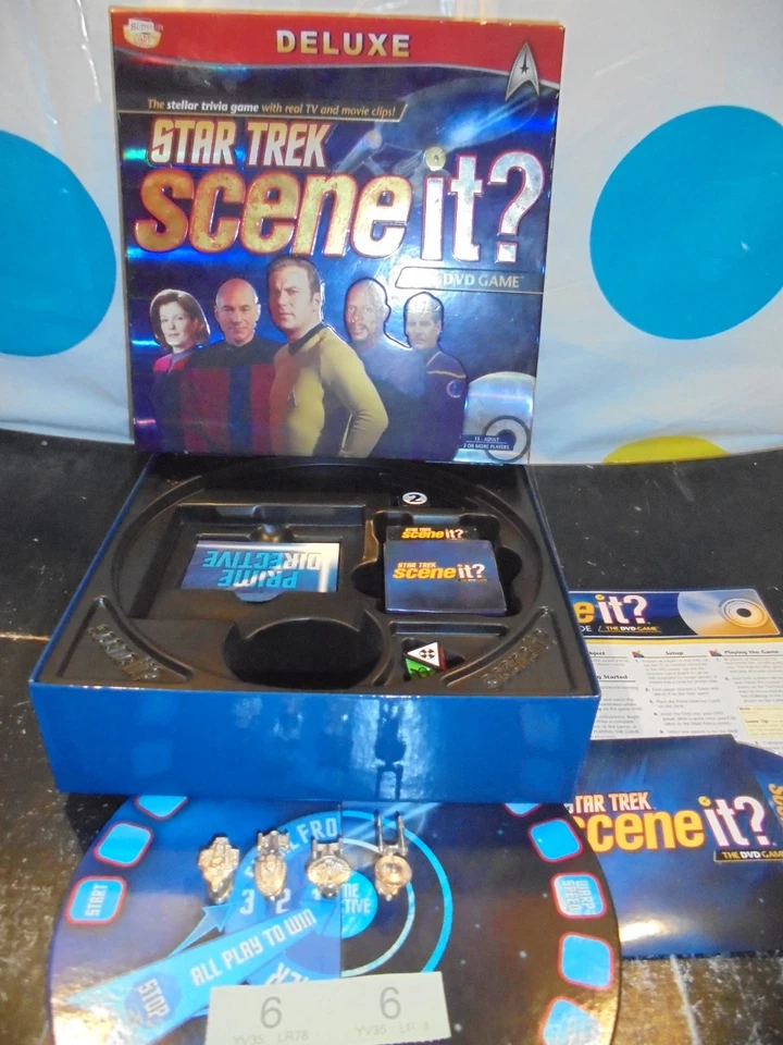 Star Trek Scene It? Deluxe Board Game -Complete In VGC - (BBG06) - Image 1 of 1
