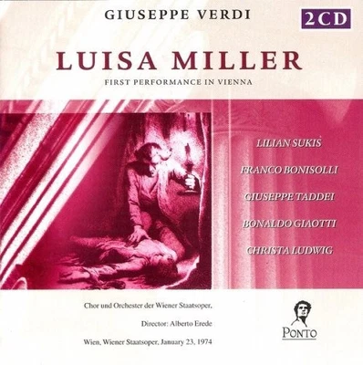 Giuseppe Verdi: Luisa Miller - 2x CD, First Performance in Vienna (Wien), 1974 - Bild 1 von 2