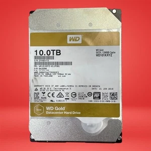 10TB Gold Internal Desktop Hard Drive 3.5" SATA High-Performance HDD - Picture 1 of 3