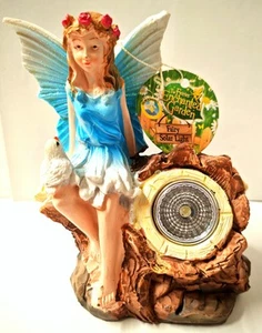 Enchanted Fairy Solar Powered Light On A Rock Garden Ornament Fairies, Butte - Picture 1 of 2