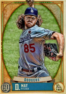 2021 Topps Gypsy Queen Gallery dustin May Los Angeles Dodgers #102 - Image 1 of 2