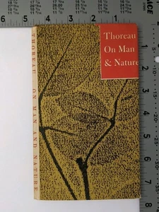 Henry David Thoreau On Man and Nature HCDJ 1960 - Picture 1 of 8