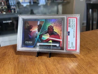 PSA 10 Darth Maul 2016 Topps Star Wars Evolution Sith Dark Lord Rare Foil Card - Image 1 of 2