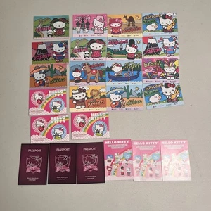 Upper Deck 2010 Hello Kitty World Adventures 15 cartas coleccionables de país 3 láminas - Imagen 1 de 8