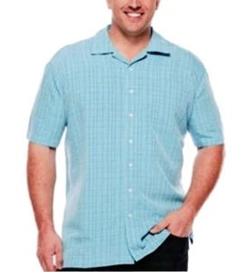 The Foundry klassisches Fit kariertes kurzärmeliges Shirt österreichischblau neu mit Etikett groß groß groß - Bild 1 von 1