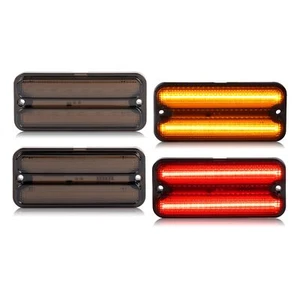 For Chevy C10 C20 GMC C15 K15 Pickup 1968-1972 LED Front Rear Side Marker Lights - Picture 1 of 24