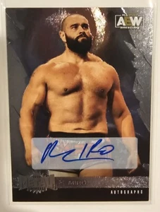 2022 SkyBox AEW Metal Universe MIRO #45 PLATA AUTOGRÁFICO - Imagen 1 de 1