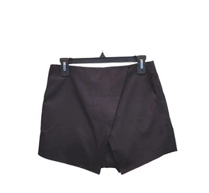 Cotton On women overlap wrap front black casual skort short skirt small NWT - Bild 1 von 9