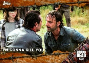 2017 Topps AMC The Walking Dead Season 7 Rust Parallel #97 I’m Gonna Kill You - Picture 1 of 2