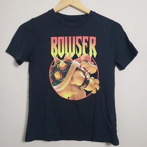Bowser Abercrombie And Fitch Boys Black T Shirt Size 9/10 - Picture 1 of 5