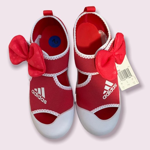 Sandali da acqua Adidas x Disney 'Minnie Mou bambina bambina nuovi con scatola taglia 2 5