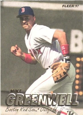 Fleer #24 1997 Mike Greenwell Boston Red Sox Foto 1 de 2
