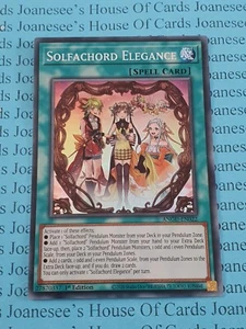 ANGU-EN022 Solfachord Elegance Super Rare Yu-Gi-Oh Card 1st Edition New - Bild 1 von 3