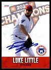 2022 Choice Midwest Champs Luke Little Auto South Bend Cubs #19 Signed