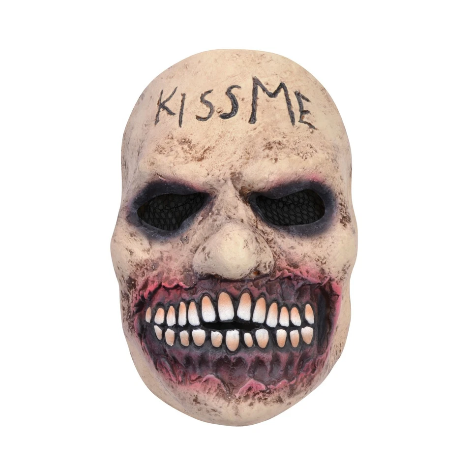 Grimasse Kiss Me Latex Maske Halloween Voll Gesicht Kostüm Zubehör - Bild 1 von 1