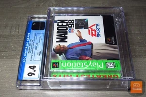 CGC 9.4 A++ - Madden NFL '98 GREATEST HITS PlayStation 1, PS1, PSX 1998 NEW! - Picture 1 of 6