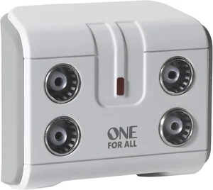 One For All Signalverstärker/Splitter für TV - 4 Ausgänge 14x verstärkt - Stecker und - Bild 1 von 5