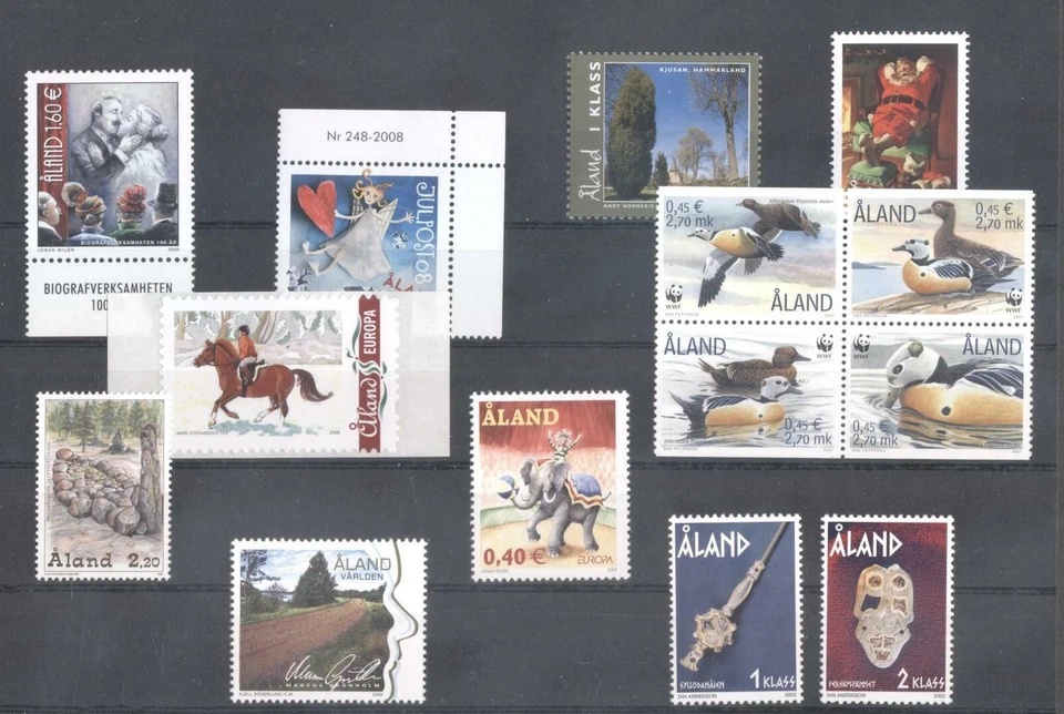(858652) WWF, Ducks, Small lot, Miscellaneous, Aland - Image 1 of 1