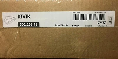 FUNDA SOFÁ 3 PLAZAS IKEA KIVIK TENO NEGRA 502 263 13 Foto 1 de 2