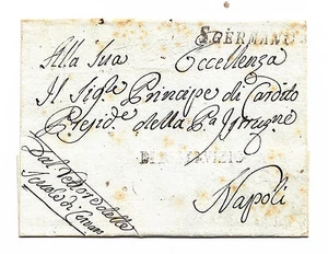 W55-KINGDOM Of NAPLES PREF. From S.GERMANO To NAPLES - Picture 1 of 2