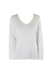 Nautica Ivory V-Neck Knit Pajama Top XXL - Picture 1 of 3