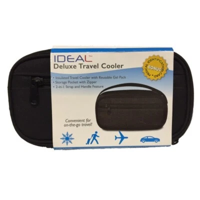 Medication Cooler-Diabetic Insulin Vial Carrying Case, Diabetes Travel Bag Black - Image 1 of 4