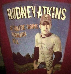 Camiseta pequeña de Rodney Atkins 2008 Tour talla - Imagen 1 de 4