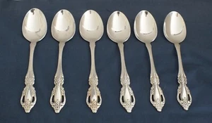 ONEIDA SAMANTHA inoxidable, 6 cucharas soperas, ¡brillante y brillante! LotAc2 - Imagen 1 de 2