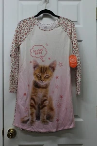 Wonder Nation Girls Long Sleeve Sleep Gown - Delicate Ivory-Large (10-12)-NWT - Picture 1 of 2
