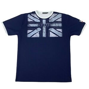 Ginaarti England Soccer Team Shirt Men's Size 4 Blue Great Britain English Flag