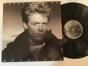 BRYAN ADAMS LP RECKLESS 1984 A&M SP-5013 QUIEX II INDIANAPOLIS TRANSLUCENT BROWN - Picture 1 of 6