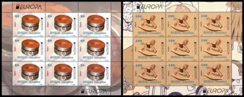 S52379 Macedonia MNH 2015 Europa Cept Ms X 2 Juegos Antiguos Foto 1 de 1